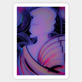 THE NIGHT OF ART DECO Sticker